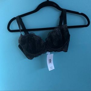 Amplified Black Chelsea Chevron Bra (with tags)